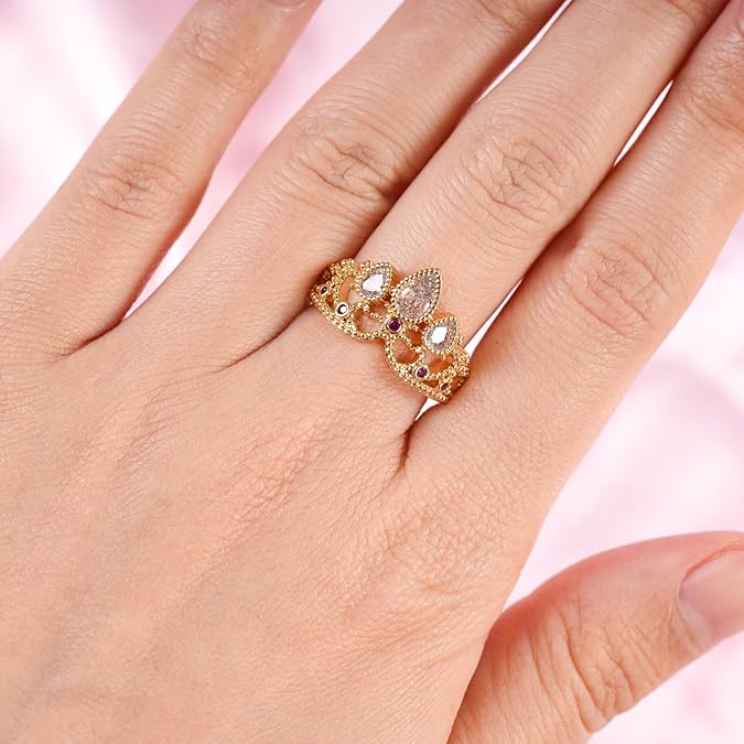 Enchanted Bloom Crown Rapunzel Ring™